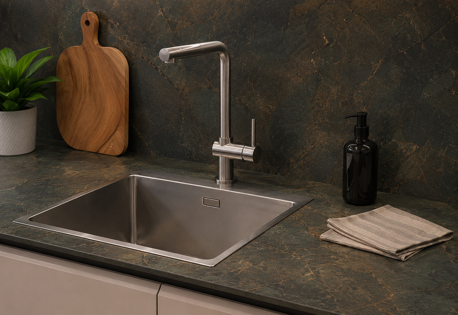 Detalle 1 del módulo Cocina Amazonía Minimalista