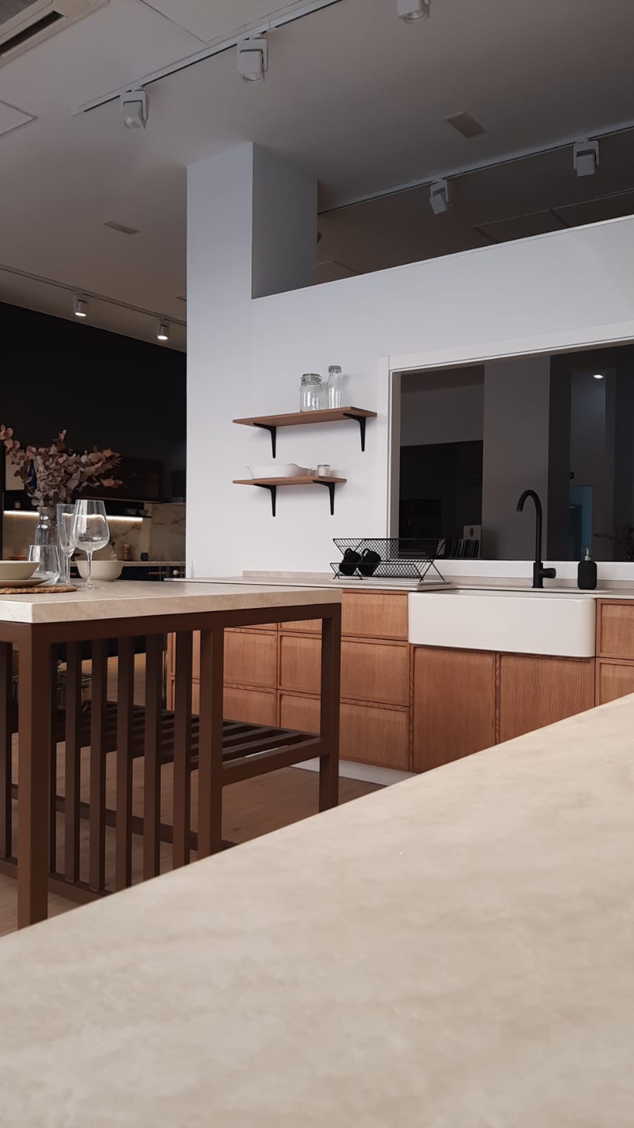 Detalle 4 del módulo Cocina Aura Orgánica con isla
